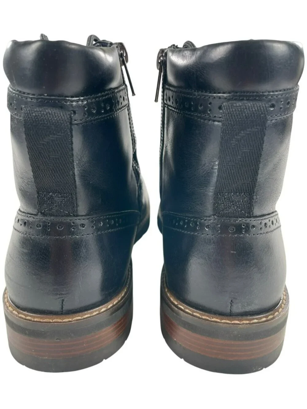 Florsheim Renegade Boots 15202-001 Wingtip Black Leather Casual Men's Sz 11.5